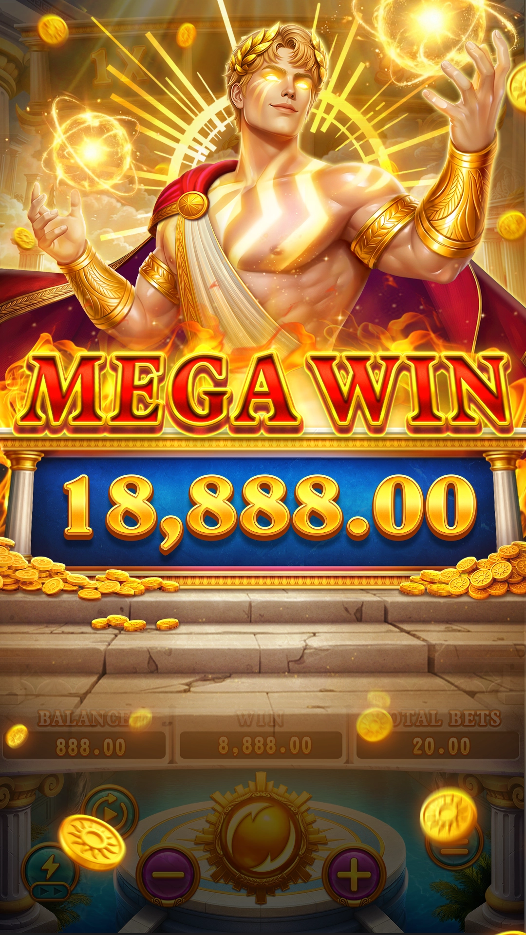 APOLLO slot game scene 3